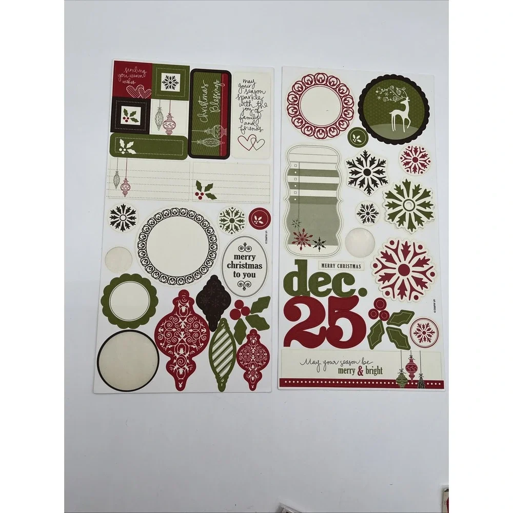 Scrapbooking Destash Lot My Minds Eye Echo Park Teresa Collins Stickers Rubons